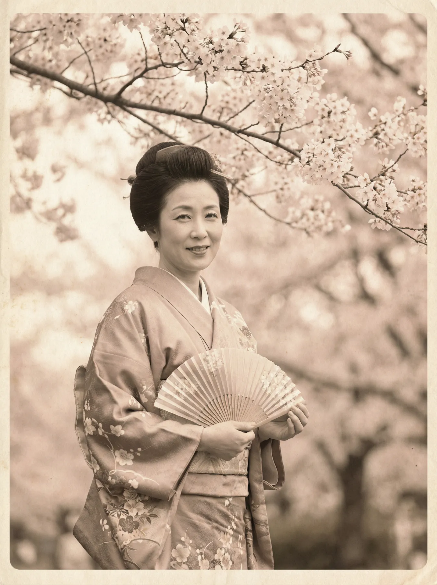 一位持扇的优雅 [九色]九色永久地址::精品九色在线播放 在樱花树下的复古写真